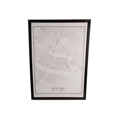 Obraz mapa Nowy Jork 70x50 cm